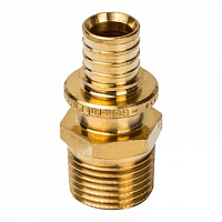 Переходник с наружной резьбой STOUT для труб из сшитого полиэтилена Переходник с наружной резьбой STOUT для труб из сшитого полиэтилена