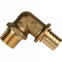 Угольник-переходник STOUT с наружной резьбой для труб из сшитого полиэтилена Угольник-переходник STOUT с наружной резьбой для труб из сшитого полиэтилена